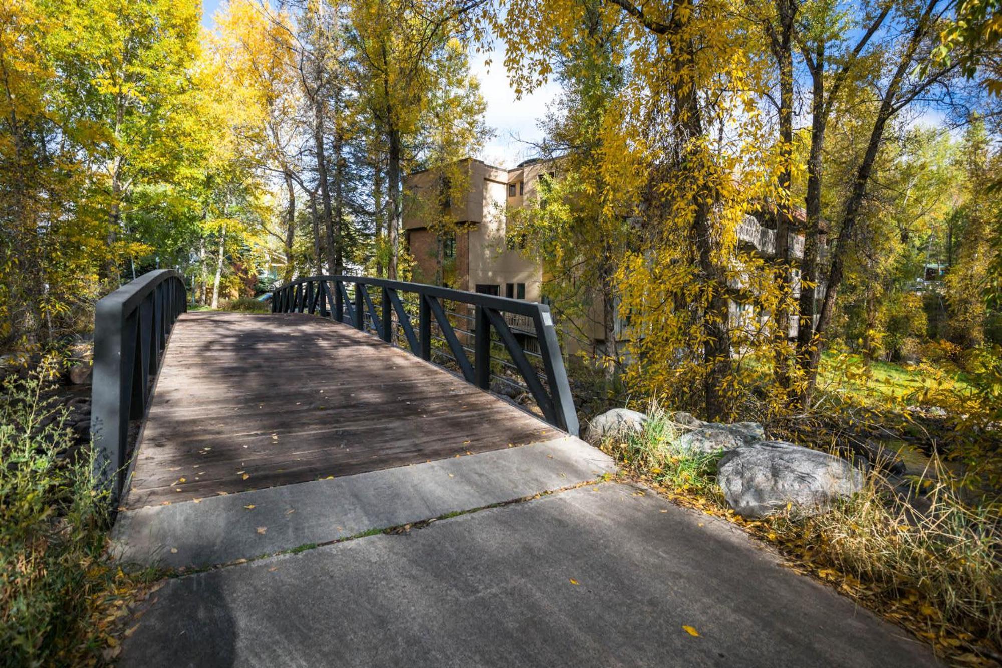 Designer 2 Bedroom On River With Pool - Walk To Town! Aspen